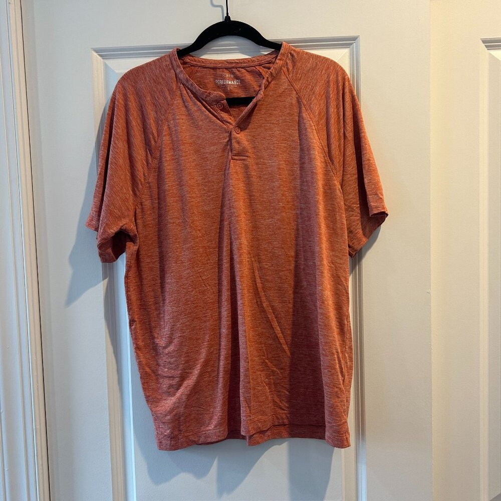 J. CREW Performance Henley - Size Large